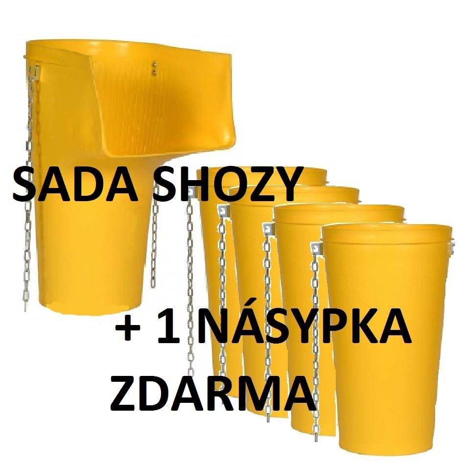 Shoz na suť - Sada + 1 násypka ZDARMA